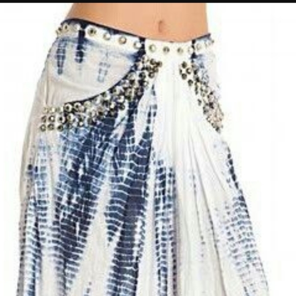 NEW! Guess boho tie dye maxi shirt sz. XS - Picture 2 of 16